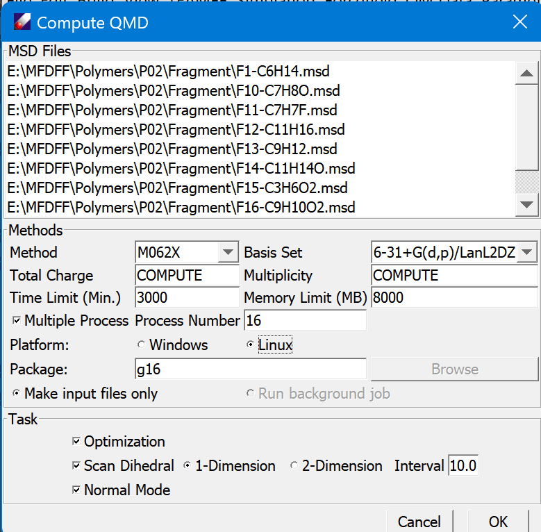 qmd compute dialog